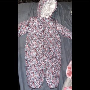 Gap Toddler Floral Snowsuit
